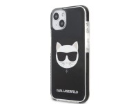 Karl Lagerfeld KLHCP13STPECK iPhone 13 mini 5.4" hardcase black/black Choupette Head Karl Lagerfeld KLHCP13STPECK iPhone 13 mini 5.4" hardcase black/black Choupette Head