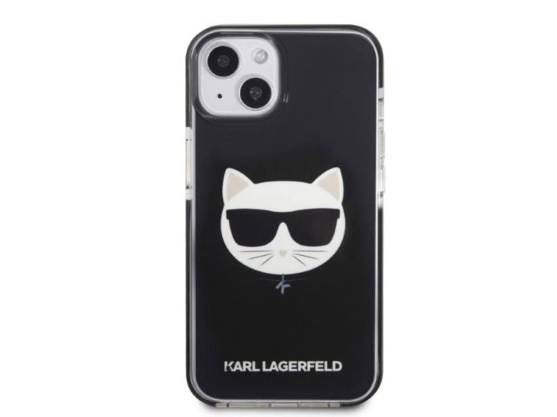 Karl Lagerfeld KLHCP13STPECK iPhone 13 mini 5.4" hardcase black/black Choupette Head