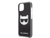 Karl Lagerfeld KLHCP13STPECK iPhone 13 mini 5.4" hardcase black/black Choupette Head Karl Lagerfeld KLHCP13STPECK iPhone 13 mini 5.4" hardcase black/black Choupette Head