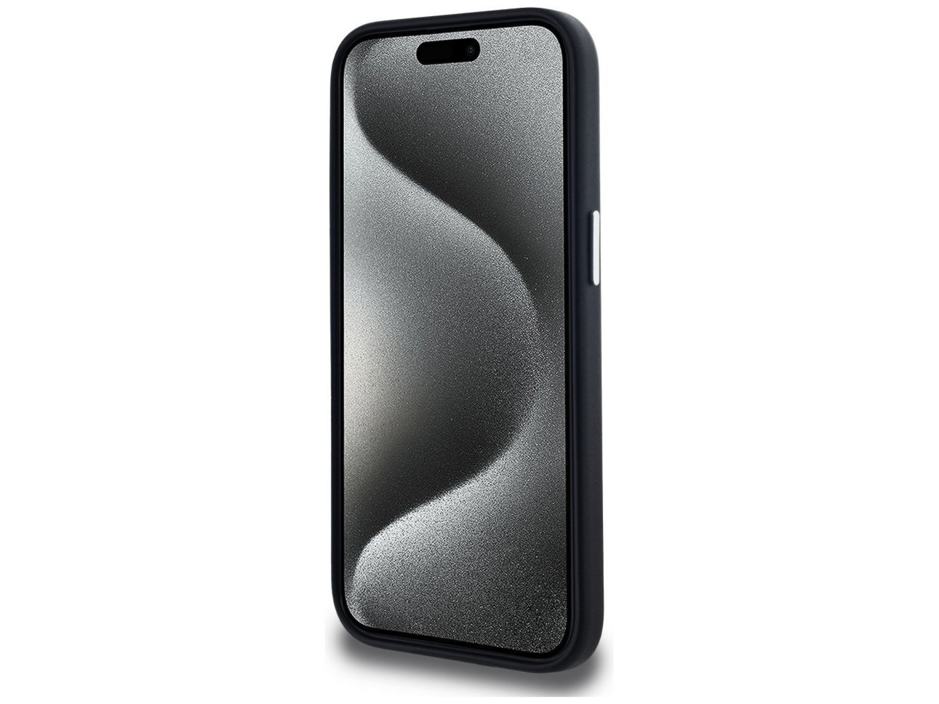 Capa MagSafe Karl Lagerfeld FW com placa de metal para iPhone 15 - Preta