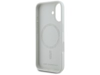 Capa MagSafe Karl Lagerfeld Silicone Double Heads And Circle para iPhone 16 bege Capa MagSafe Karl Lagerfeld Silicone Double Heads And Circle para iPhone 16 bege