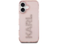 Funda para iPhone 16 Karl Lagerfeld IML con logotipo de diamantes de imitación - Rosa Funda para iPhone 16 Karl Lagerfeld IML con logotipo de diamantes de imitación - Rosa