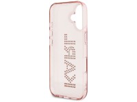 Funda para iPhone 16 Karl Lagerfeld IML con logotipo de diamantes de imitación - Rosa Funda para iPhone 16 Karl Lagerfeld IML con logotipo de diamantes de imitación - Rosa