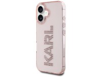 Funda para iPhone 16 Karl Lagerfeld IML con logotipo de diamantes de imitación - Rosa Funda para iPhone 16 Karl Lagerfeld IML con logotipo de diamantes de imitación - Rosa
