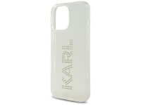 Capa para iPhone 16 Pro com o logotipo Karl Lagerfeld IML em strass - Transparente