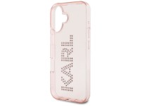 Funda para iPhone 16 Karl Lagerfeld IML con logotipo de diamantes de imitación - Rosa Funda para iPhone 16 Karl Lagerfeld IML con logotipo de diamantes de imitación - Rosa