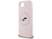 Capa MagSafe para iPhone 16e com estampa das cabeças de Karl Lagerfeld e Chopupette em silicone - Ro Capa MagSafe para iPhone 16e com estampa das cabeças de Karl Lagerfeld e Chopupette em silicone - Ro