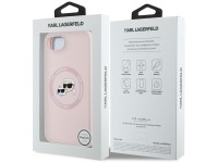 Capa MagSafe para iPhone 16e com estampa das cabeças de Karl Lagerfeld e Chopupette em silicone - Ro Capa MagSafe para iPhone 16e com estampa das cabeças de Karl Lagerfeld e Chopupette em silicone - Ro