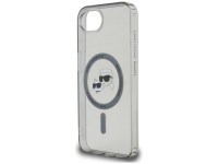 Capa MagSafe para iPhone 16e com as cabeças de Karl Lagerfeld IML Metal Karl & Choupette - Preta Capa MagSafe para iPhone 16e com as cabeças de Karl Lagerfeld IML Metal Karl & Choupette - Preta