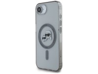 Capa MagSafe para iPhone 16e com as cabeças de Karl Lagerfeld IML Metal Karl & Choupette - Preta Capa MagSafe para iPhone 16e com as cabeças de Karl Lagerfeld IML Metal Karl & Choupette - Preta