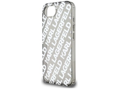 Karl Lagerfeld IML Repeat Logo case for iPhone 16e - silver Karl Lagerfeld IML Repeat Logo case for iPhone 16e - silver