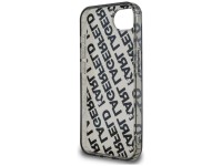 Capa Karl Lagerfeld IML Repeat Logo para iPhone 16e - prata Capa Karl Lagerfeld IML Repeat Logo para iPhone 16e - prata