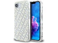 Funda para iPhone 16e con logo repetido de Karl Lagerfeld IML - Oro Funda para iPhone 16e con logo repetido de Karl Lagerfeld IML - Oro