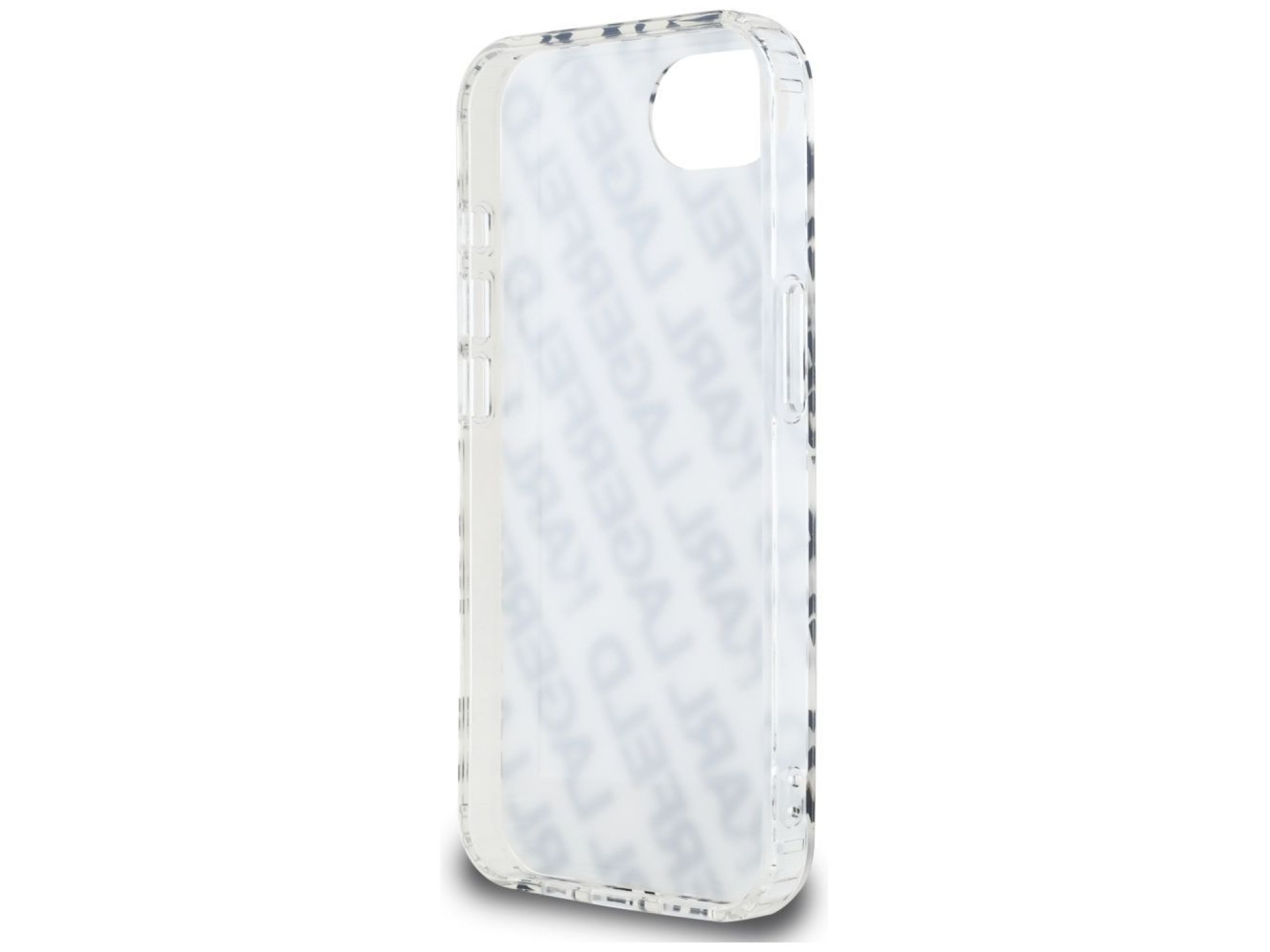 Funda para iPhone 16e con logo repetido de Karl Lagerfeld IML - Oro