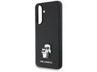 Capa Karl Lagerfeld Saffiano com logotipo metálico K&C para Samsung Galaxy A36 - Preta Capa Karl Lagerfeld Saffiano com logotipo metálico K&C para Samsung Galaxy A36 - Preta
