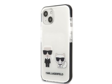 Karl Lagerfeld KLHCP13STPEKCW iPhone 13 mini 5.4" hardcase white/white Karl&Choupette Karl Lagerfeld KLHCP13STPEKCW iPhone 13 mini 5.4" hardcase white/white Karl&Choupette