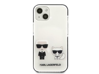 Karl Lagerfeld KLHCP13STPEKCW iPhone 13 mini 5.4" hardcase white/white Karl&Choupette Karl Lagerfeld KLHCP13STPEKCW iPhone 13 mini 5.4" hardcase white/white Karl&Choupette