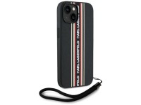 Capa para iPhone 15 Karl Lagerfeld Saffiano Athleisure Stripes Cord - Vermelha Capa para iPhone 15 Karl Lagerfeld Saffiano Athleisure Stripes Cord - Vermelha
