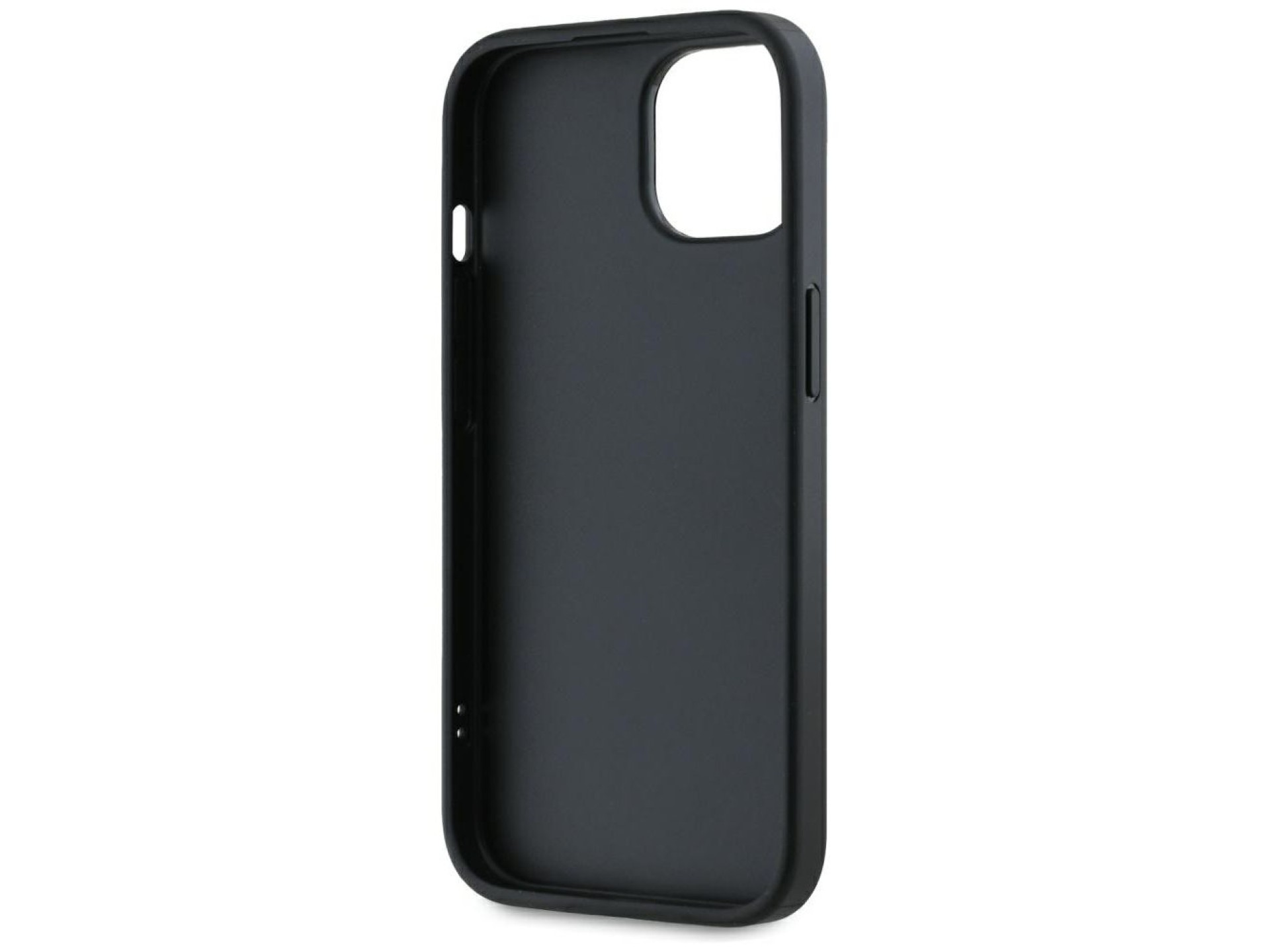 Capa para iPhone 15 Karl Lagerfeld Saffiano Athleisure Stripes Cord - Vermelha