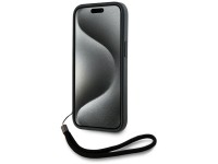 Capa Karl Lagerfeld Saffiano Athleisure Stripes Cord para iPhone 15 Pro - Vermelha Capa Karl Lagerfeld Saffiano Athleisure Stripes Cord para iPhone 15 Pro - Vermelha