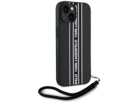 Karl Lagerfeld Saffiano Athleisure Stripes Cord iPhone 15 Case - Pink Karl Lagerfeld Saffiano Athleisure Stripes Cord iPhone 15 Case - Pink