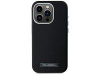 Karl Lagerfeld FW Metal Plate MagSafe iPhone 15 Pro Case - Black Karl Lagerfeld FW Metal Plate MagSafe iPhone 15 Pro Case - Black