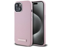 Capa MagSafe Karl Lagerfeld FW com placa de metal para iPhone 15 - Rosa Capa MagSafe Karl Lagerfeld FW com placa de metal para iPhone 15 - Rosa
