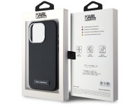 Karl Lagerfeld FW Metal Plate MagSafe iPhone 15 Pro Case - Black Karl Lagerfeld FW Metal Plate MagSafe iPhone 15 Pro Case - Black