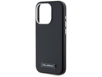 Karl Lagerfeld FW Metal Plate MagSafe iPhone 15 Pro Case - Black Karl Lagerfeld FW Metal Plate MagSafe iPhone 15 Pro Case - Black