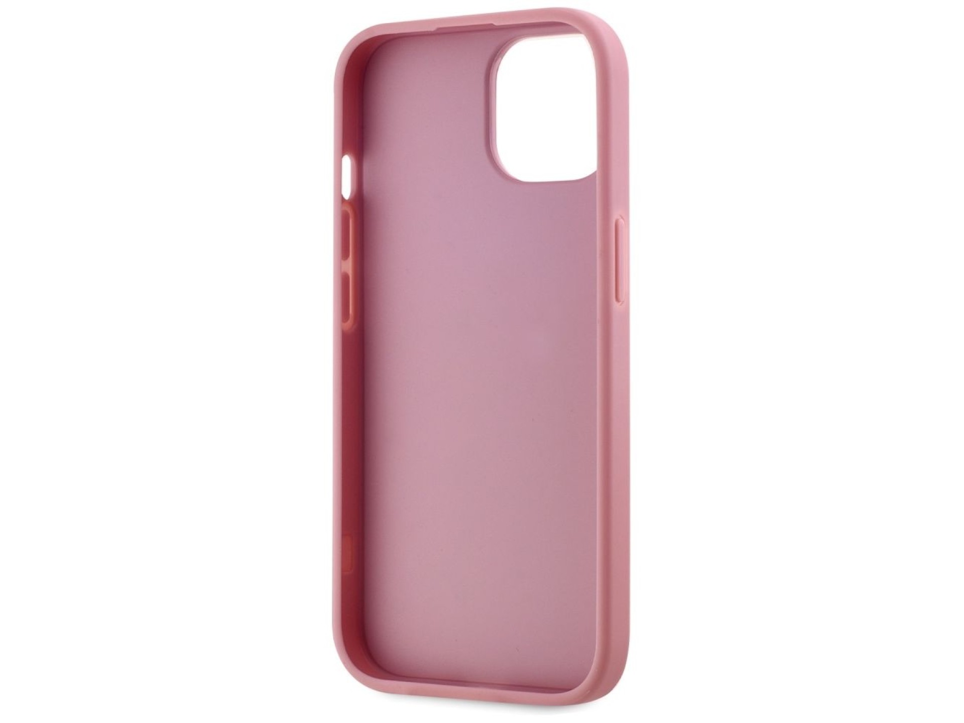 Karl Lagerfeld Wrinkled Metal Signature iPhone 15 Case - Pink