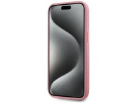 Karl Lagerfeld Wrinkled Metal Signature iPhone 15 Case - Pink Karl Lagerfeld Wrinkled Metal Signature iPhone 15 Case - Pink
