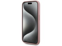 Karl Lagerfeld Wrinkled Metal Signature iPhone 15 Pro Case - Pink Karl Lagerfeld Wrinkled Metal Signature iPhone 15 Pro Case - Pink