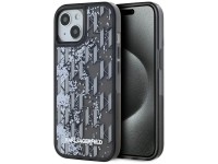 Karl Lagerfeld Liquide Glitter Monogram Gradient iPhone 15 Case - Black Karl Lagerfeld Liquide Glitter Monogram Gradient iPhone 15 Case - Black