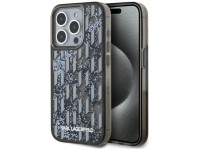 Karl Lagerfeld Liquide Glitter Monogram Gradient iPhone 15 Pro Case - Black Karl Lagerfeld Liquide Glitter Monogram Gradient iPhone 15 Pro Case - Black