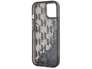 Karl Lagerfeld Liquide Glitter Monogram Gradient iPhone 15 Case - Black Karl Lagerfeld Liquide Glitter Monogram Gradient iPhone 15 Case - Black