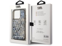 Karl Lagerfeld Liquide Glitter Monogram Gradient iPhone 15 Pro Case - Black Karl Lagerfeld Liquide Glitter Monogram Gradient iPhone 15 Pro Case - Black