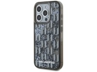 Karl Lagerfeld Liquide Glitter Monogram Gradient iPhone 15 Pro Max Case - Black Karl Lagerfeld Liquide Glitter Monogram Gradient iPhone 15 Pro Max Case - Black