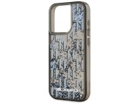 Karl Lagerfeld Liquide Glitter Monogram Gradient iPhone 15 Pro Case - Black Karl Lagerfeld Liquide Glitter Monogram Gradient iPhone 15 Pro Case - Black