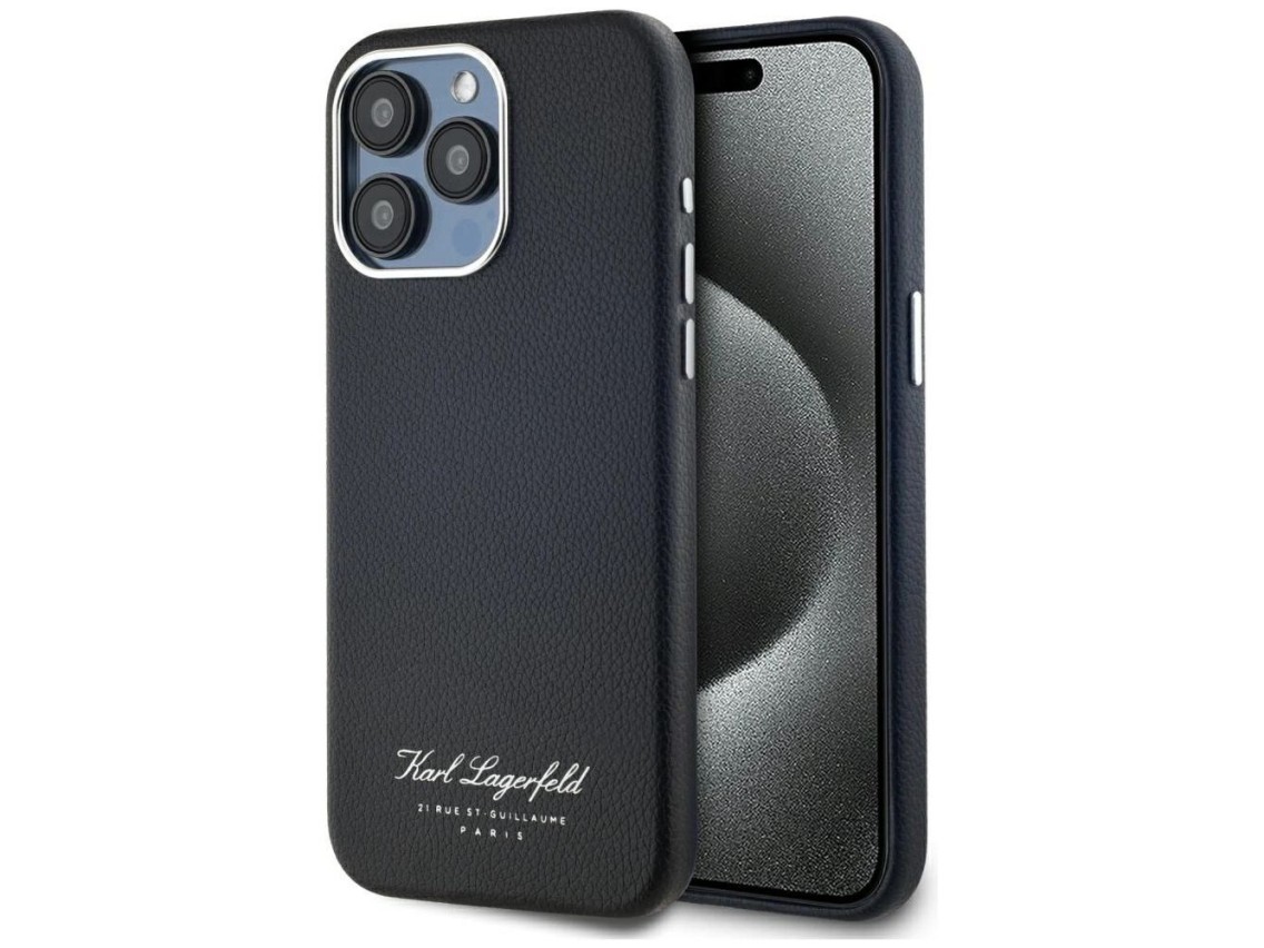 Karl Lagerfeld hotel RSG iPhone 15 Pro case - black