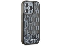 Karl Lagerfeld Liquide Glitter Monogram Gradient iPhone 15 Pro Max Case - Black Karl Lagerfeld Liquide Glitter Monogram Gradient iPhone 15 Pro Max Case - Black