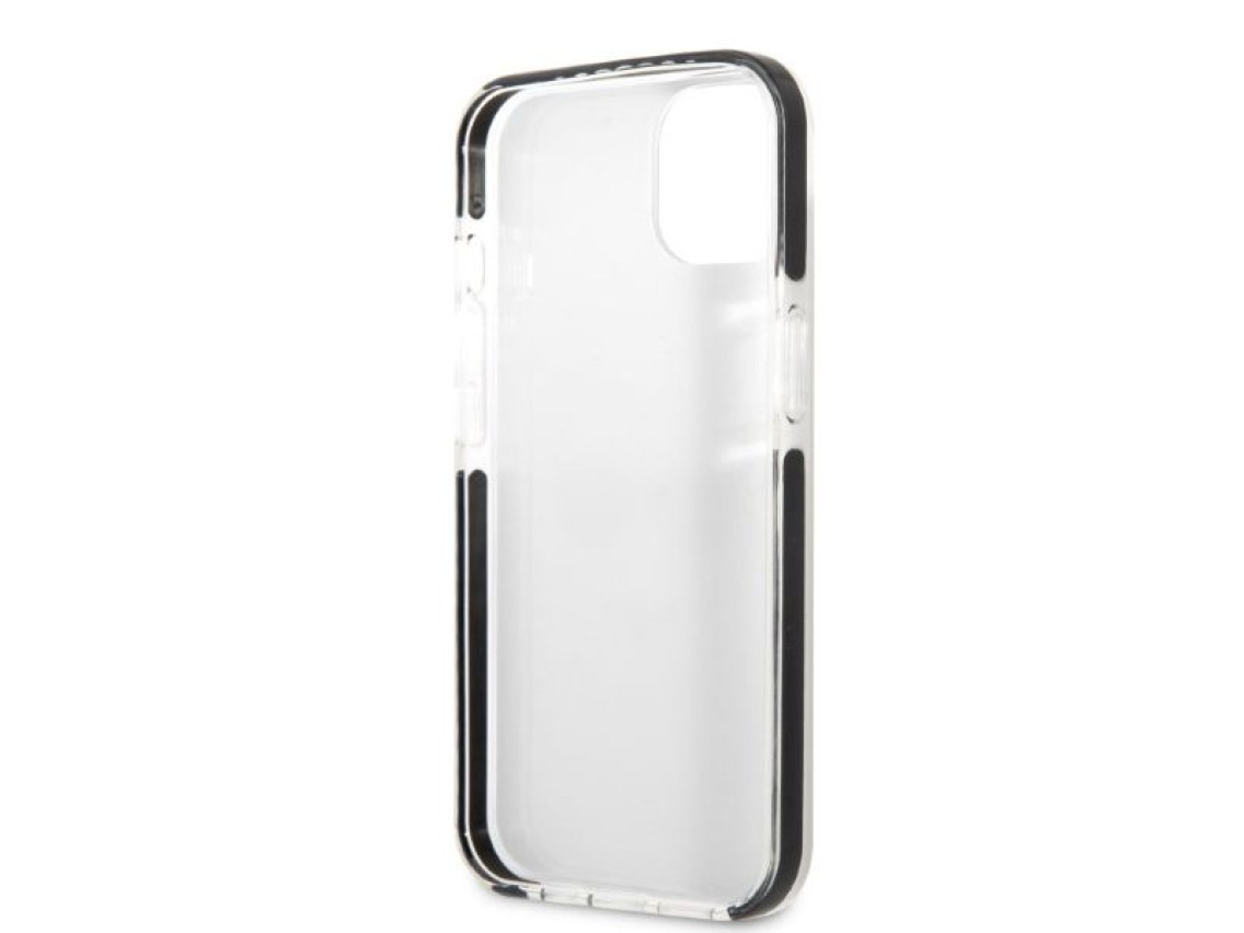 Karl Lagerfeld KLHCP13STPEKCW Capa rígida branca/branca para iPhone 13 mini 5.4" Karl&Choupette