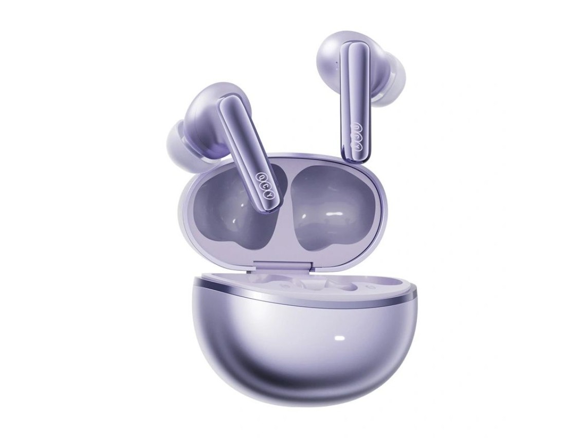 Fones de ouvido sem fio QCY N70 HT18 LITE (roxo)
