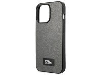 Funda Karl Lagerfeld Saffiano Plaque para iPhone 13 Pro / 13 de 6,1" - plateada