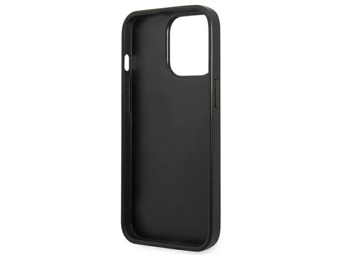 Funda Karl Lagerfeld Saffiano Plaque para iPhone 13 Pro / 13 de 6,1" - plateada