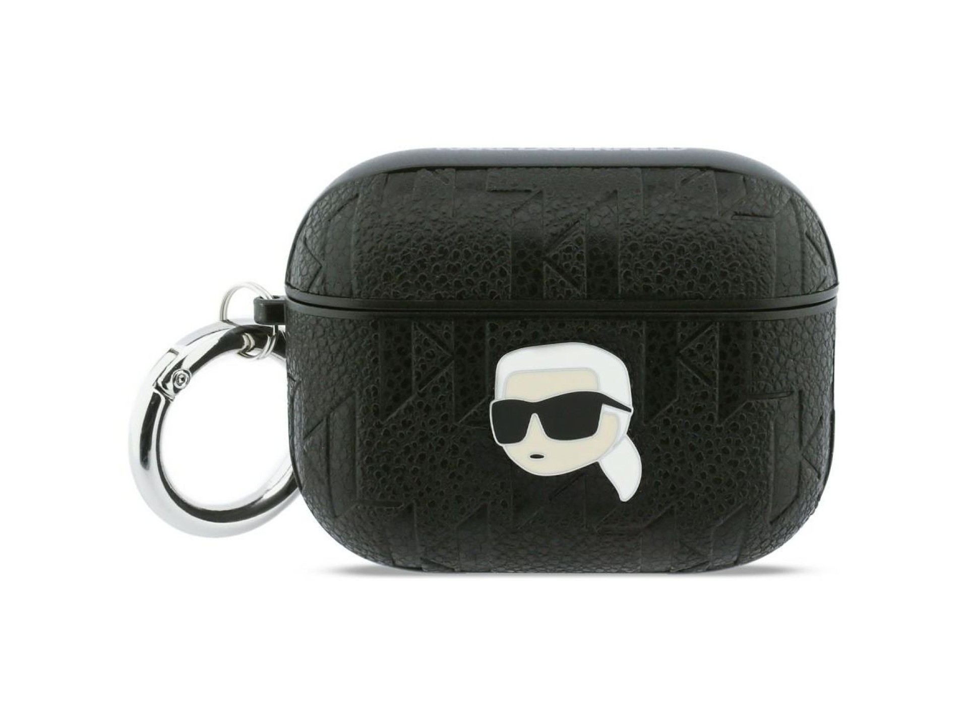 Capa para AirPods Pro 3 com monograma Karl Lagerfeld Karl Head - Preta