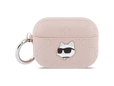 Funda con monograma Choupette de Karl Lagerfeld para AirPods Pro 3 - Rosa Funda con monograma Choupette de Karl Lagerfeld para AirPods Pro 3 - Rosa