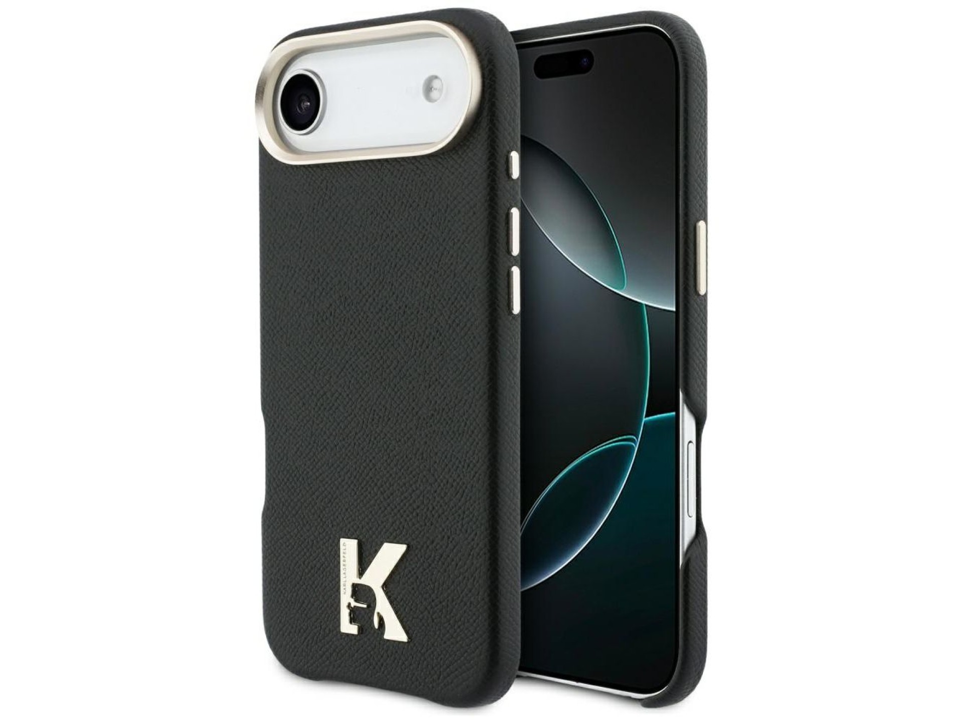 Funda MagSafe con logo Karl Lagerfeld para iPhone Air - Negra