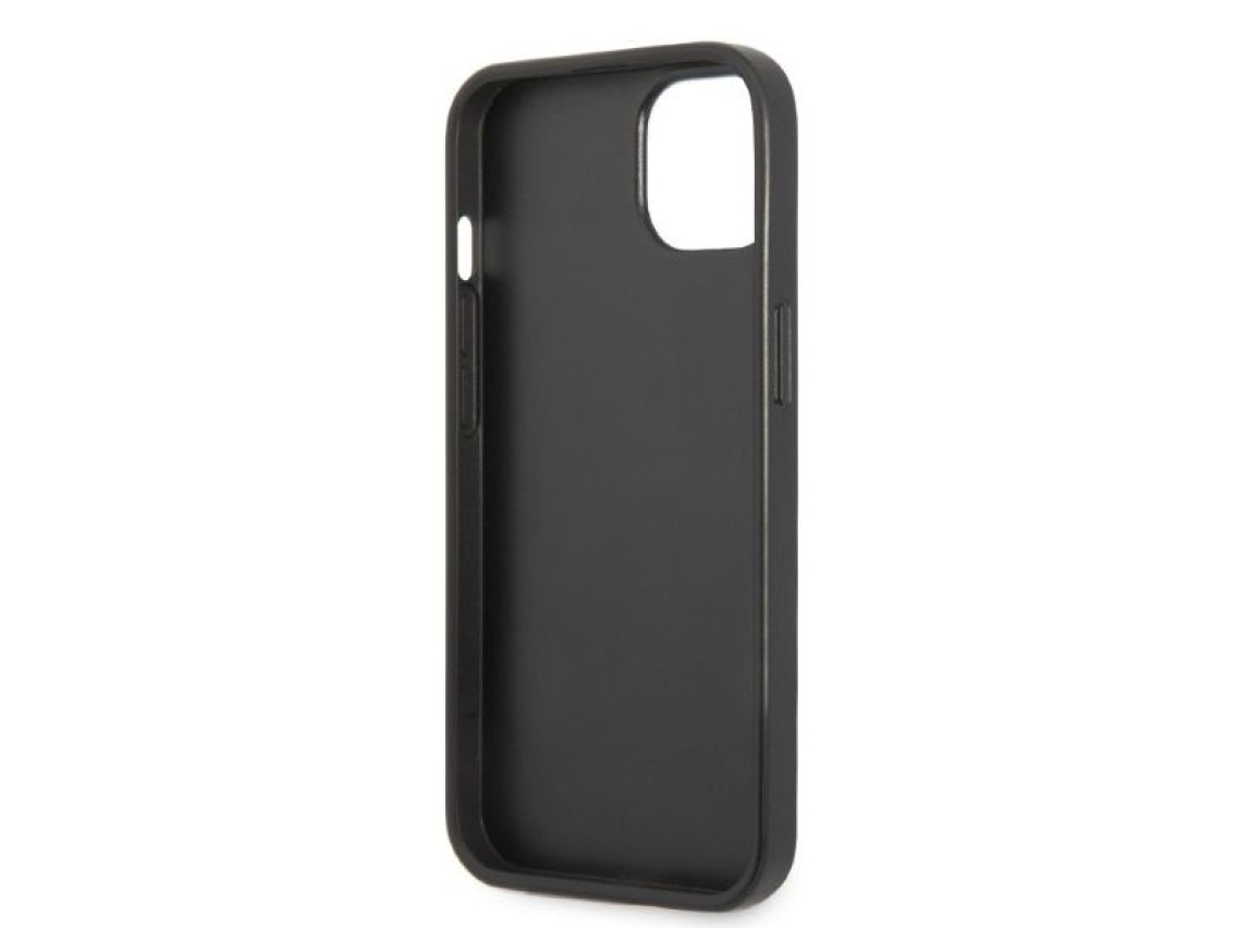 Karl Lagerfeld KLHCP13SSFMP2K iPhone 13 mini 5.4" hardcase black/black Saffiano Plaque