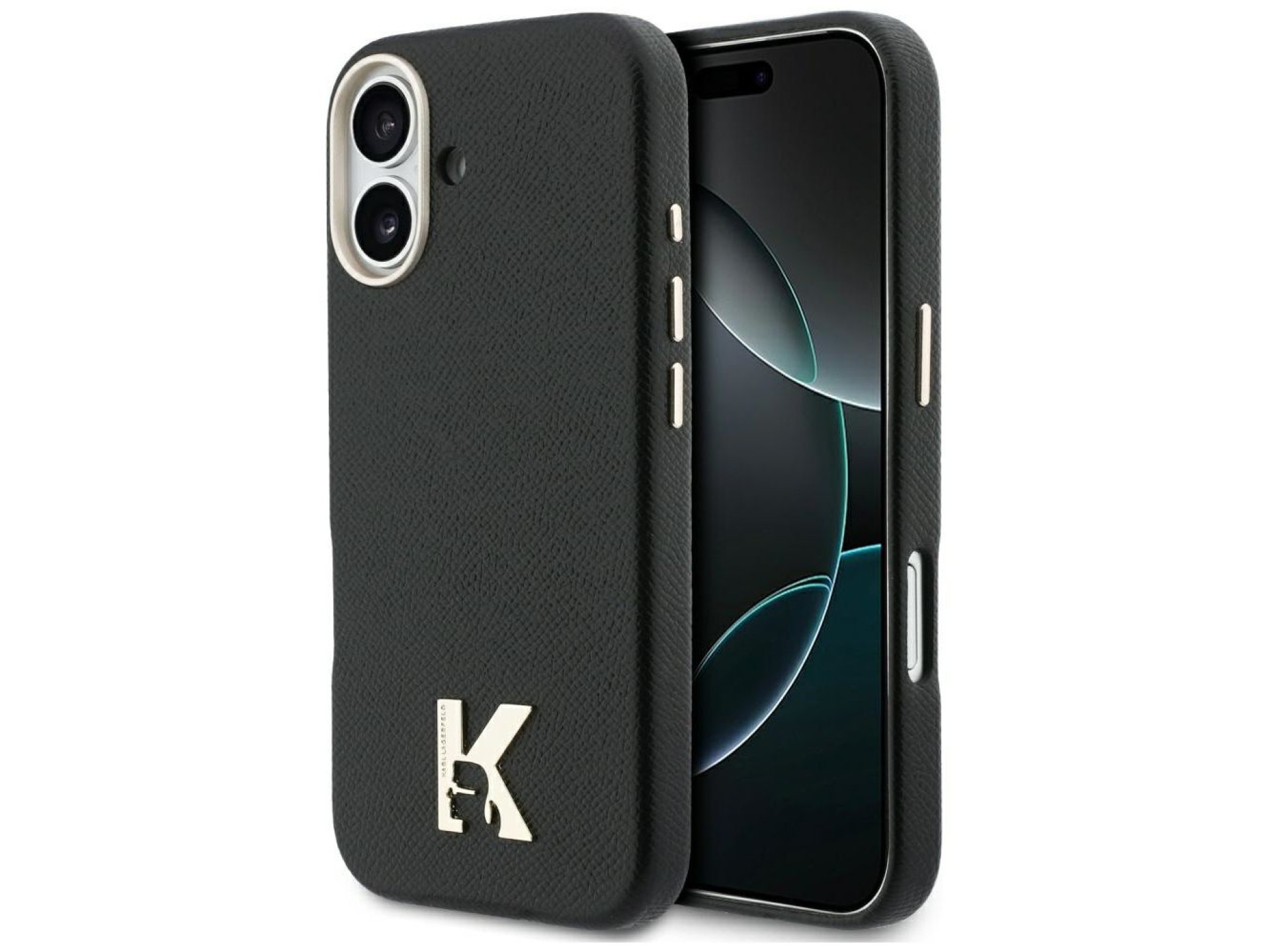 Funda MagSafe con el logo de Karl Lagerfeld para iPhone 17 - Negra
