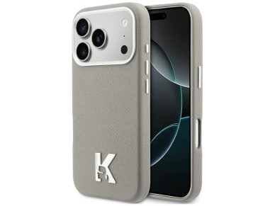 Karl Lagerfeld Karl Head Logo MagSafe Case for iPhone 17 Pro - Gray Karl Lagerfeld Karl Head Logo MagSafe Case for iPhone 17 Pro - Gray